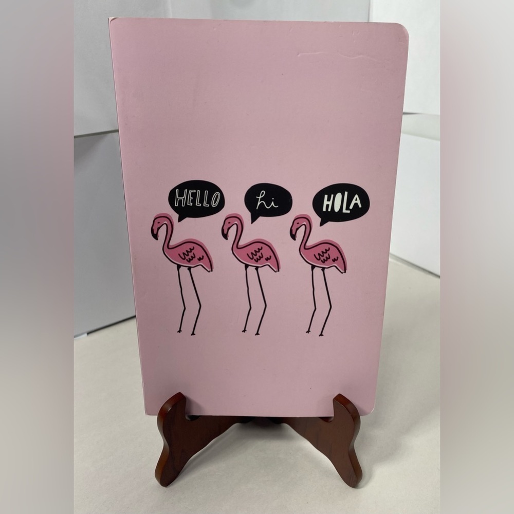 Denik Art Can Change The World: Jen B. Peters Pink Flamingo Journal
